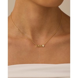 PAVOI Rhodium Plated Mom Pendant Necklace for Women | Necklace Gift for Moms with Cubic Zirconia Heart