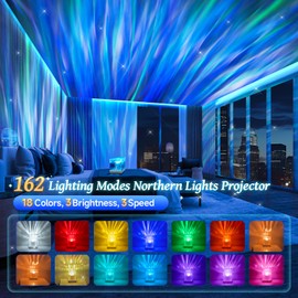 Night Light Projector for Bedroom, 54 Lighting Modes Ceiling Projector Northern Lights Projector,Remote+Timer Galaxy Projector for Bedroom,Mood Lighting Room Lights,Teen Girl Room Decor For Teen Girls
