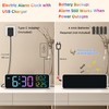 Peakeep Large Display Digital Alarm Clock for Bedrooms, Date Day