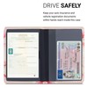 kwmobile Vehicle registration certificate cover with card slots – faux
