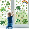 120 PCS St Patricks Day Window Clings, Shamrock Window Stickers