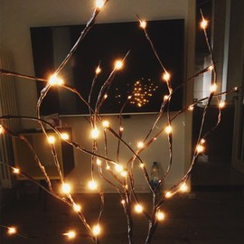 3 Pack Warm White Lighted Branches 60 Led Artificial Tree Lights Willow Twig Lamp for Decoration Battery Operated