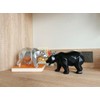 SMRTHMRT Abstract Geometric Sculptures,Creative Animals/Bear Statues Collectible Figurines for Home