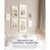 BLCKART Beige Love Pampas Grass V2 Poster Set, Printed on