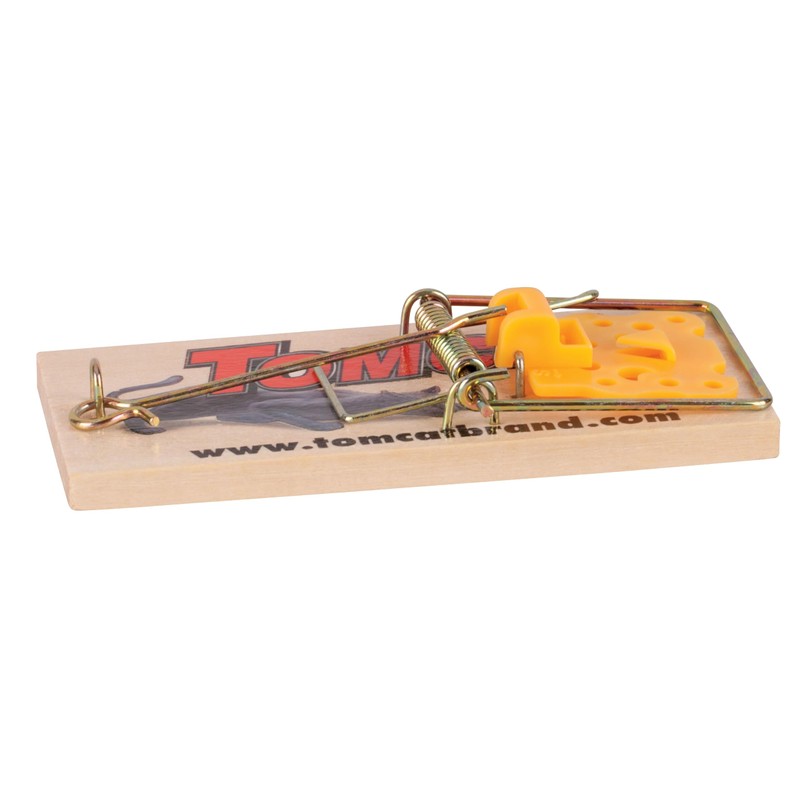 Tomcat Wooden Mouse Traps - Disposable Non-Chemical Mouse Trap for