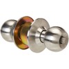 Lock Prolok 19POP Pomo cilíndrico bola función recámara, acero inoxidable,