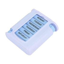 Harilla Abnehmbare Pillen Organizer Reisepillenbehälter tragbares Füllungsabdichtungs Organizer Box für Öle Medikamente, Weiß