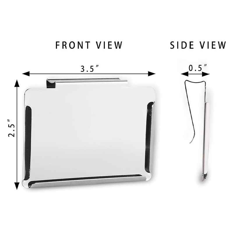 Kitchen Clip Label Holder,Metal Basket Labels Clip On Holders,Basket Labels