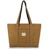 AWESEA Large Canvas Tote Bag with Zipper for Women -
