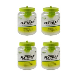 Rescue Outdoor Reusable Fly Trap Canister 4 Pack