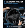 Car Steering Wheel Cover for 14.5–15 Inch Wheels – PU