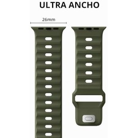 Suitisbest Compatibles con Apple Watch Correa de 49mm 45mm 44mm 42mm para Hombres, Pulseras de Silicona Suave Impermeable Correa de Repuesto para
