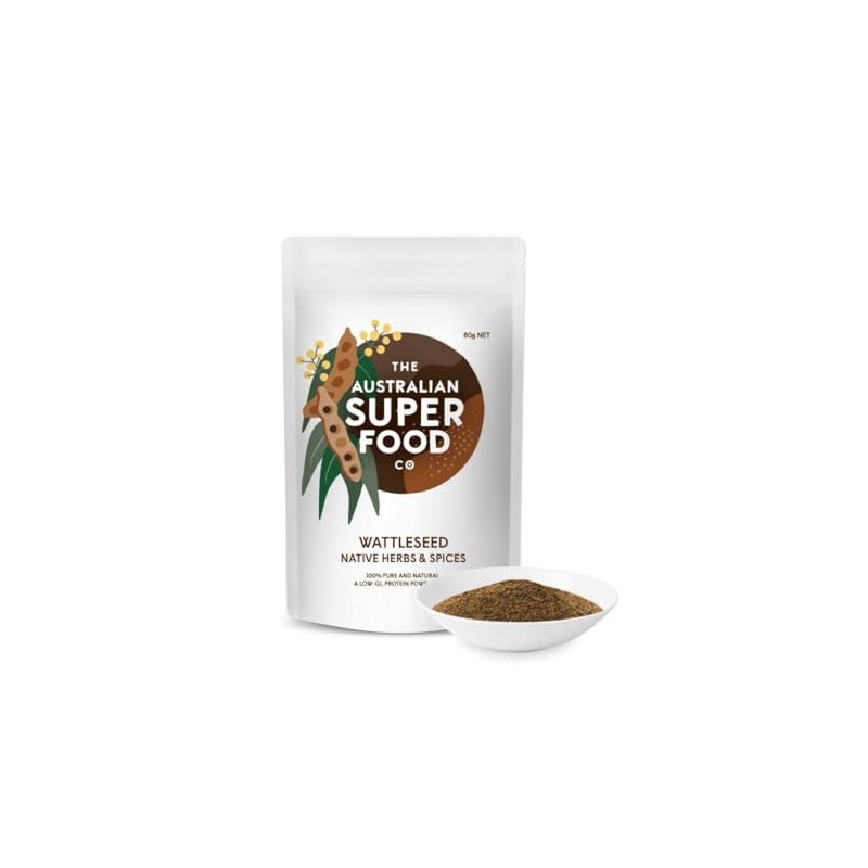 The Australian Superfood Co Wattleseed Powder, 30g (Ground Roasted Wattleseed),