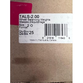 PERFECT EQUIPMENT - Tal Coated Pb Commercial Weight 2.0 Oz. (TAL020)