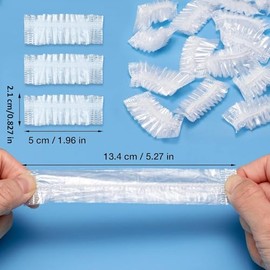 Tapas impermeables para los oídos, 100 Protectores auditivos desechables, Protectores para los Oídos Herramienta Desechable para Teñir el Cabello, Duc