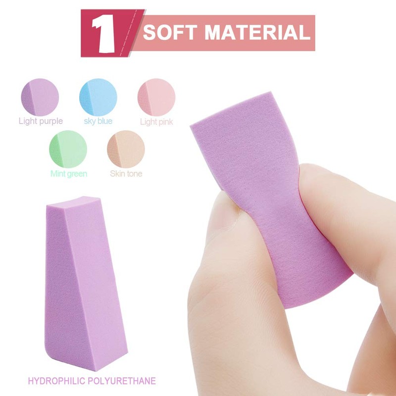 Dadabig 120 Pieces Make Up Sponge Set, Mini Triangular Sponges