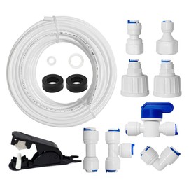 Fridge Plumbing Kit 15M Refrigerator Hose with Hose Cutter Fridge Water Connector -1/4inch