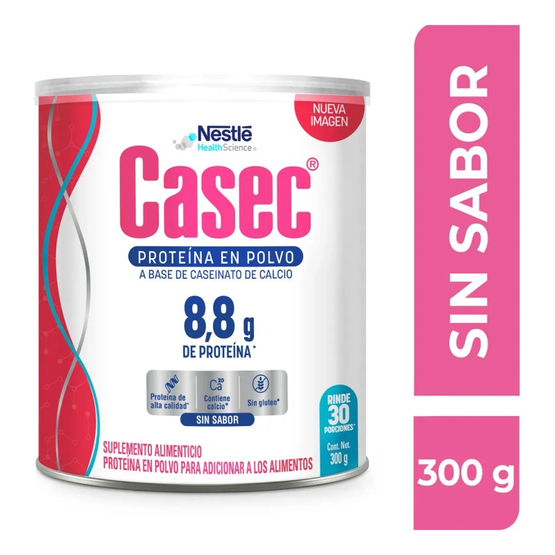 Caseinato Calcio Casec Sabor Lata 300g