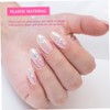 Healvian 200pcs Multi-Shape Nail Art Rhinestones Kit Flatback Plastic Gems