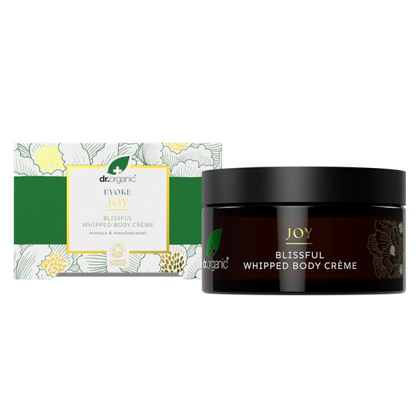 Dr Organic Evoke Joy Blissful Whipped Body Crème, Hydrating Body