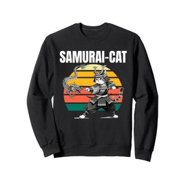 Samurai Cat Dragon Sweatshirt