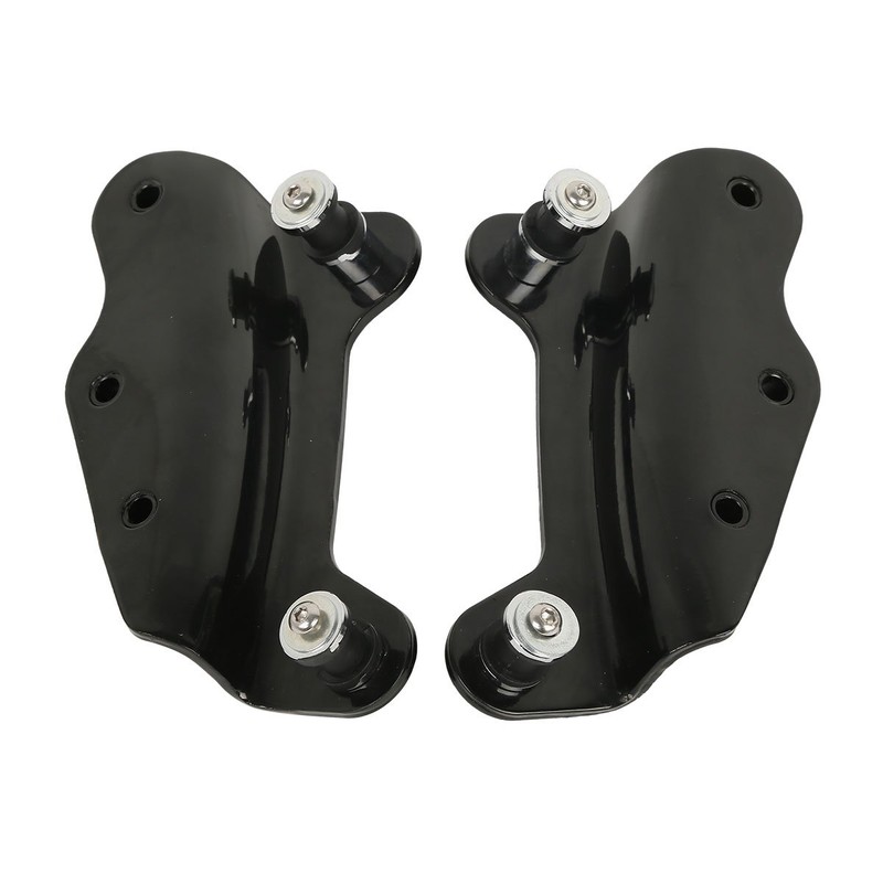 TCT-MOTORPARTS Black Detachable Backrest Sissy Bar w/Docking Hardware Kits Fit