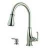 Pfister LF-529-7AYS Ainsley 1-Handle Pull-Down Kitchen Faucet with Soap Dispenser