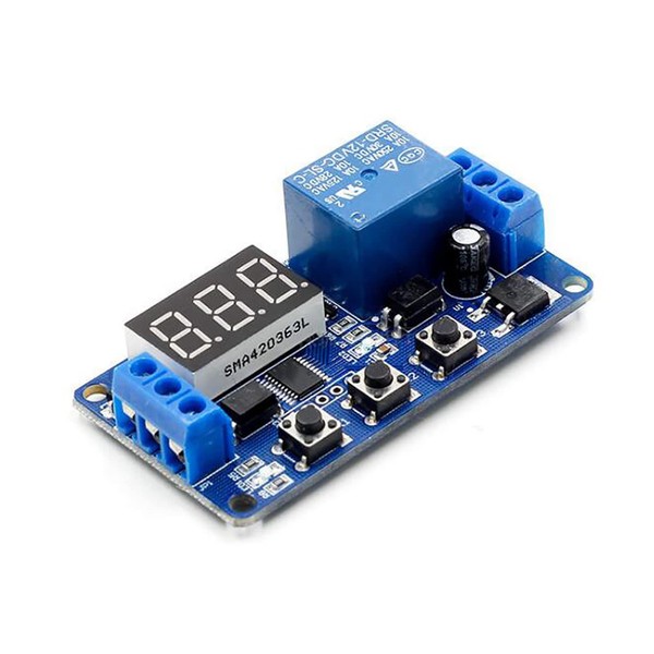 GOODCHI Automation Relay Digital Delay Timer DC 12V LED Display Timer Switch Module Relay Module Smart Home Controller