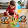 AYIQUTY Magnetic Building Blocks for Kids, 208PCS Magnetic Cube Set,