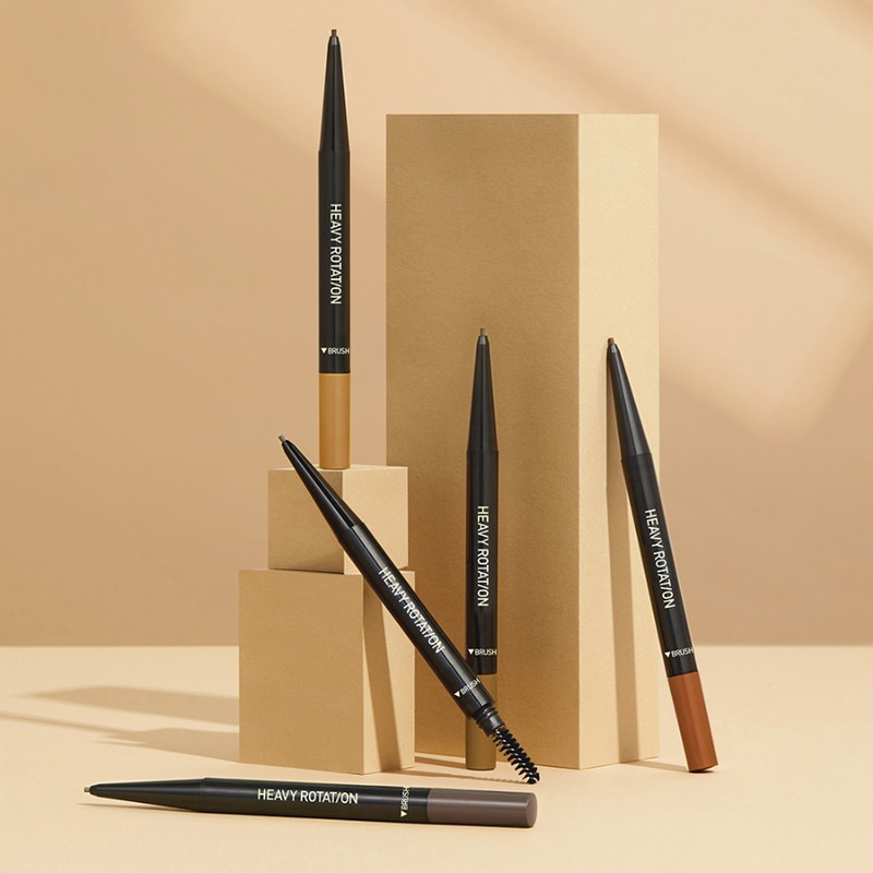 Heavy Rotation Eyebrow Pencil 0.09g, 08 Ash Gray, 1 Piece