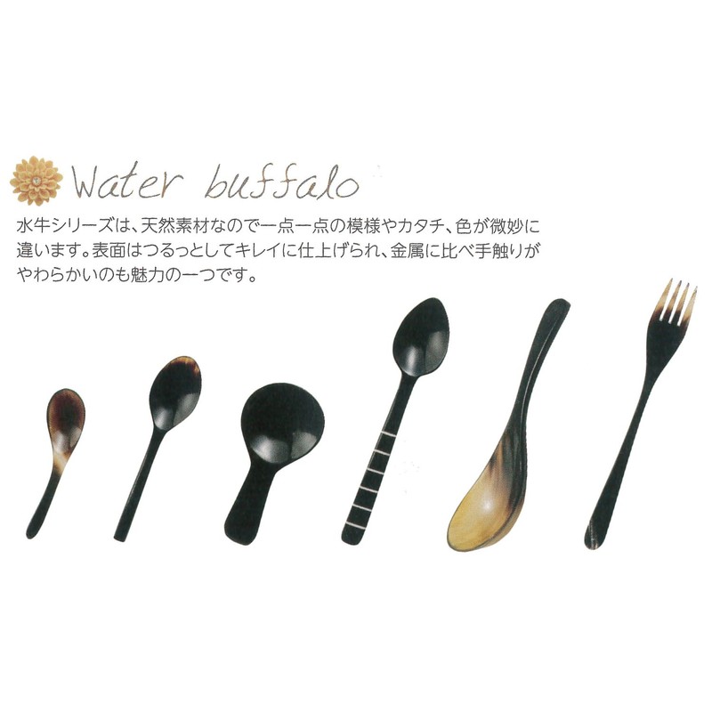 Shinzo Ase Shoten F1422 V-HS43 Shinzo Water Buffalo Curry Spoon