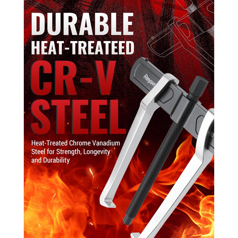 Reywoo 10 Inch 2-Jaw Gear Puller and Bearing Puller Adjustable