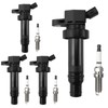 Sets of 4 UF652 Ignition Coil &93815 Spark Plug for