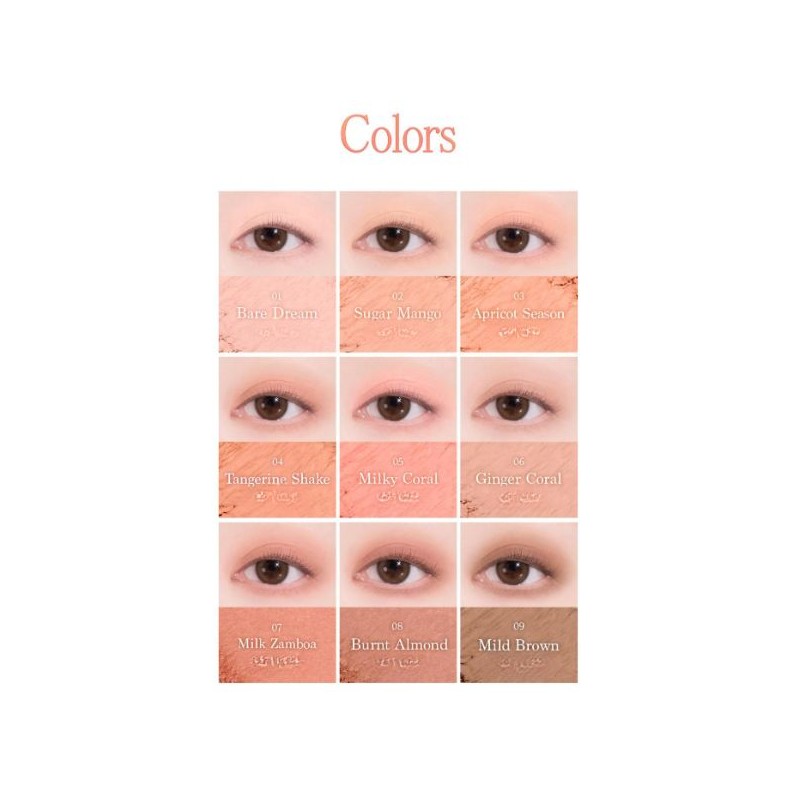 DASIQUE Shadow Palette 7.6g [Milky Fruits Collection], Color:33 Milky Berry