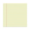 Universal 22000 Glue Top Writing Pads, Legal Rule, Letter, Canary,