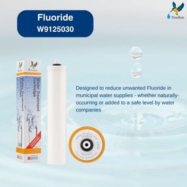 Doulton ¦ W9125030 ¦ 10" Fluoride Reduction Cartridge Drinking Water Filter ¦ BSP Thread ¦ For Use in the First Chamber of the Doulton Duo Housings ¦ 9B04 ¦ White