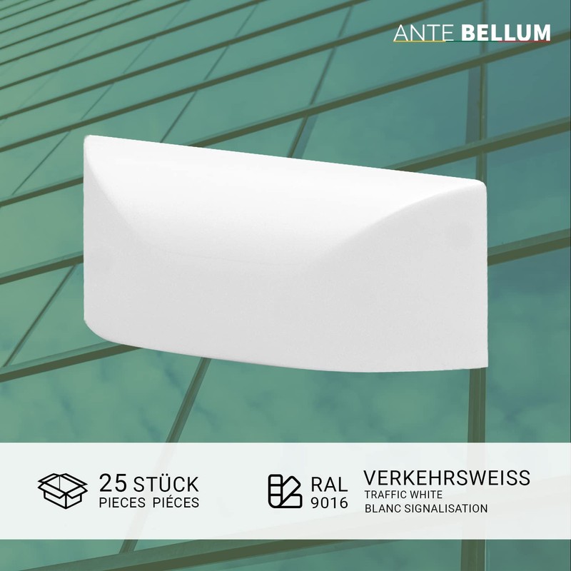 Ante bellum 30 mm Window Water Slot Caps, Pack of
