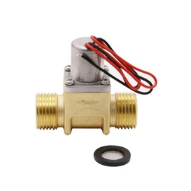 RAEZWJTDC Micro 1/2 inch Water Solenoid Valve with Pulse Brass for 0 Pressure