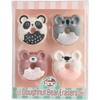 Tinc Doughnut Bear Erasers Collection Pack for Kids - Use