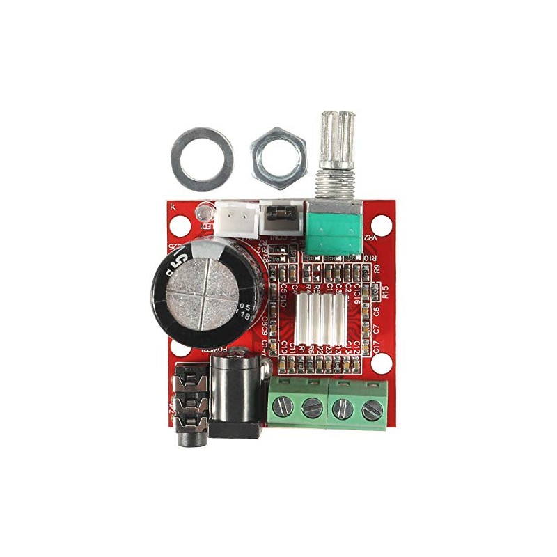 Hailege PAM8610 Mini Stereo Amp Audio Amplifier Board Digital Portable