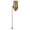 B&P Lamp® Antique Brass On-Off Pull Chain Socket
