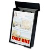 Black Snap Shut Brochure Box Brochure Holder Flyer Box Black