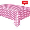 FVLFIL XPIWHTOW Royal7 2 Pack Hot Pink Polka Dot Plastic