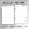 newestor 2026 Daily Planner Refills for 8-Discbound Planners - Daily
