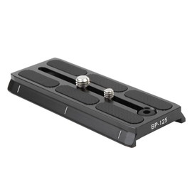Sirui BP-125 Quick Release Plate for Sirui BCH Heads Aluminium 125 x 51 x 12 mm 110 g Black