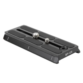 Sirui BP-125 Quick Release Plate for Sirui BCH Heads Aluminium 125 x 51 x 12 mm 110 g Black