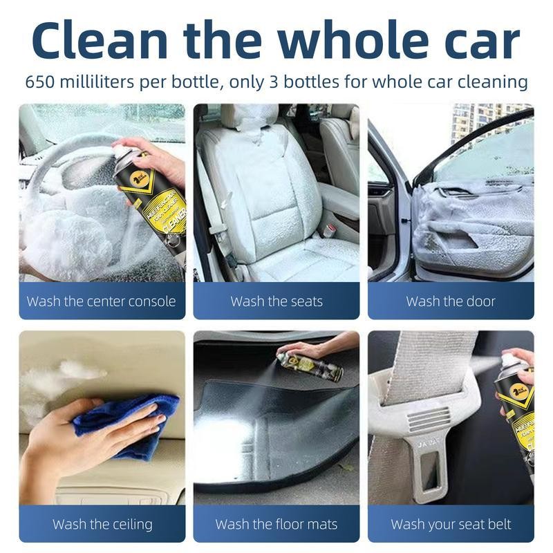 Dutilma Car Interior Foam Cleaner Spray 650ml Multifunctional Heavy Duty