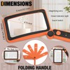 Tobegiga Rechargeable Magnifying Glass with Light for Reading, 5X Large