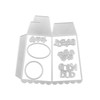 Stanzenshop Cutting Dies Popcorn Box Cinema Snack Container Cutting Dies