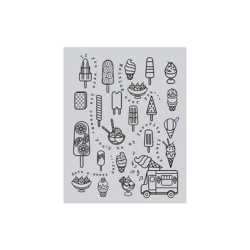 HERO ARTS Cling STMP ICE Cream
